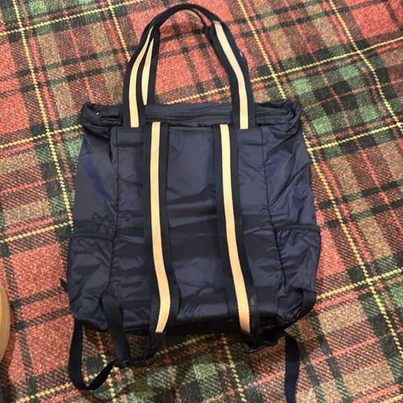 Mark & Graham Navy Backpack Tote - Picture 4 of 10